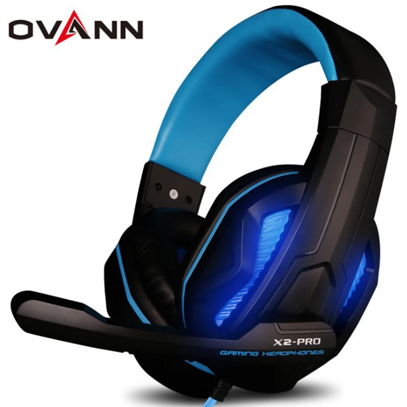 X2 PRO Professional Gaming Headband Headphones Headset 3.5mm + USB Plug
