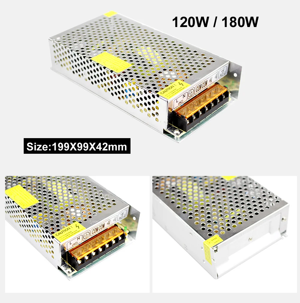 Светодиодный источник питания 12v 5v 24v 1a 2a 3a 5a 6a 10a 15a 20a 30a 40a 50a с импульсным источником питания smps для Светодиодный прокладки ac 220 v-24 v dc