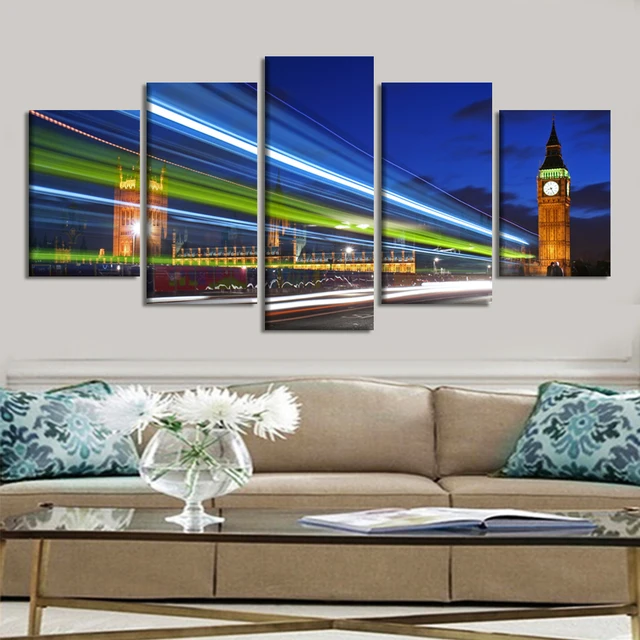 5 panels large landscape canvas painting wall art canvas prints