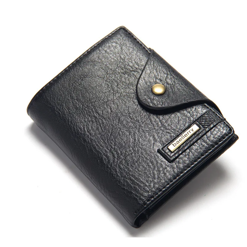 Guaranteed Genuine Leather Brand Men Wallets Design Short Small Wallets Male Mens Purses Card Holder Buckle zipper cool 198Q Guaranteed Genuine Leather Brand Men Wallets Design Short Small Wallets Male Mens Purses Card Holder Buckle zipper cool 198Q