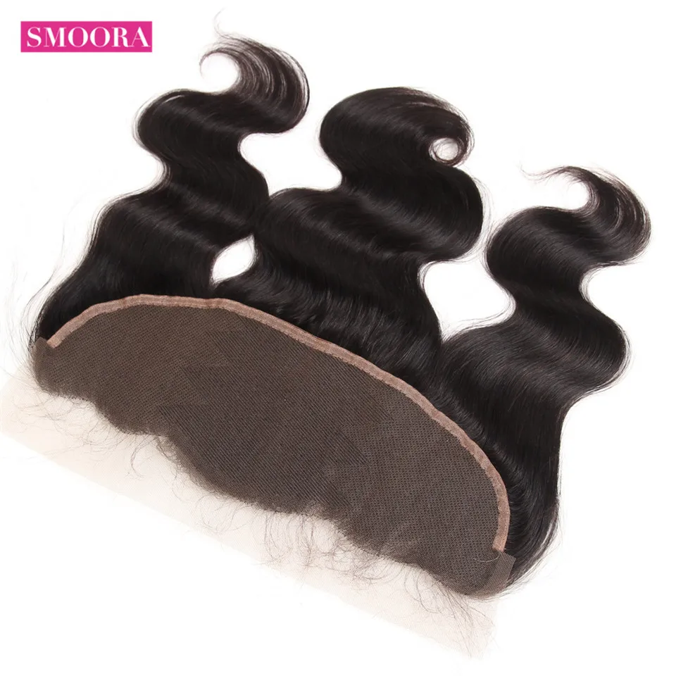 Brazilian 3 Bundles Body Wave with Lace Frontal Ear to Ear Free Part Closure with Baby Hair Human Bundle with Frontal Smoora Brazilian 3 Bundles Body Wave with Lace Frontal Ear to Ear Free Part Closure with Baby Hair Human Bundle with Frontal Smoora