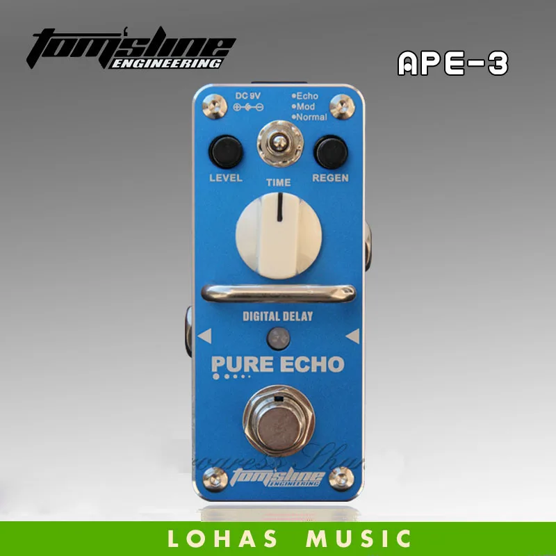 Hot sale TOM'SLINE APE-3 PURE ECHO Digital delay / Guitar effects pedal Mini Analogue Effect True Bypass | Спорт и развлечения