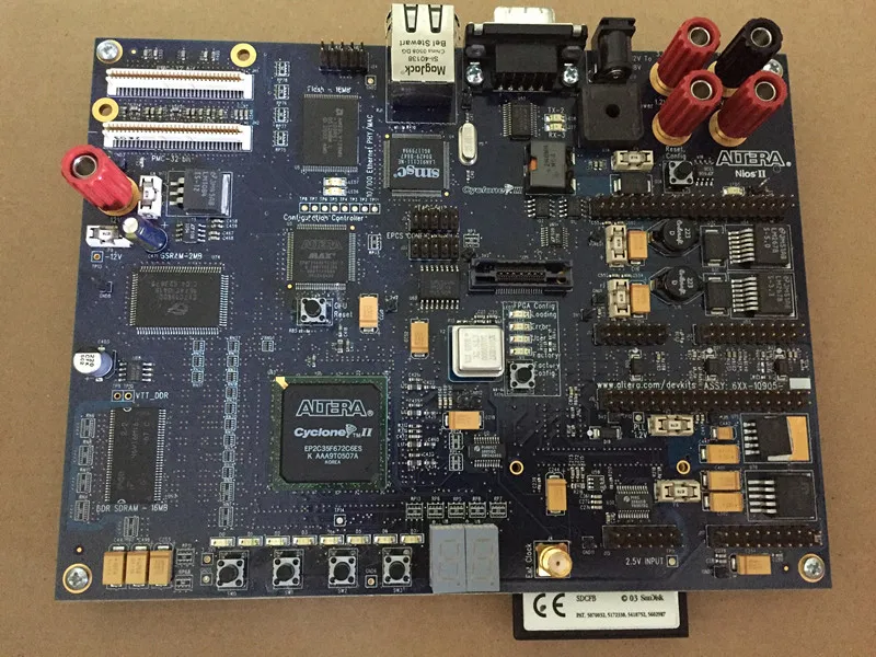 ALTERA Original FPGA Новая плата NIOS-DK-2C35 Cyclone II EP2C35 DDR Ethernet | Электронные компоненты и
