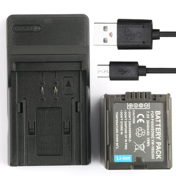 

LANFULANG VW-VBG260 Battery and Charger Panasonic HDC-SD600 HDC-SD9 HDC-SD7 HDC-SX5 AG-AC160 HDC-MDH1