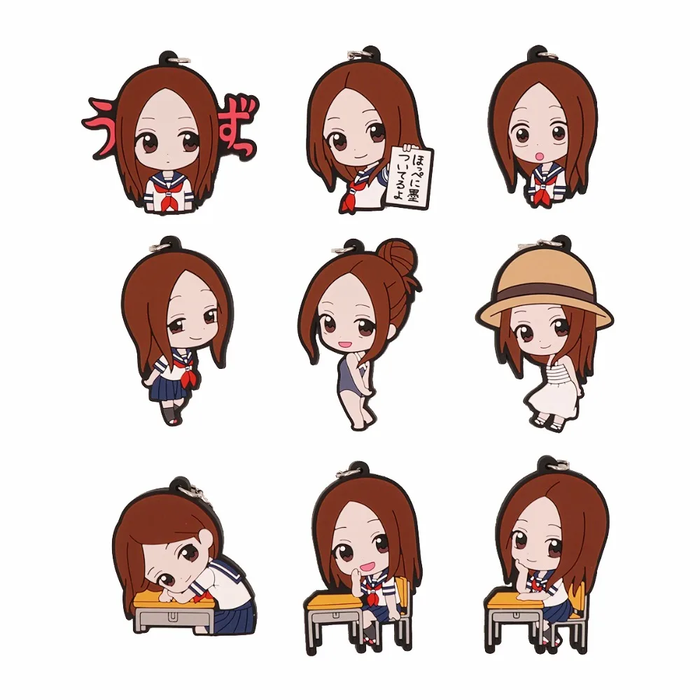 Брелок с резиновым ремешком KARAKAI JOZU NO TAKAGI-SAN Takagisan | Игрушки и хобби
