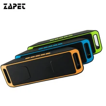 ZAPET Portable Wireless Speaker Stereo Bluetooth Receiver with Microphone HIFI Altoparlante Support FM Radio TF Card