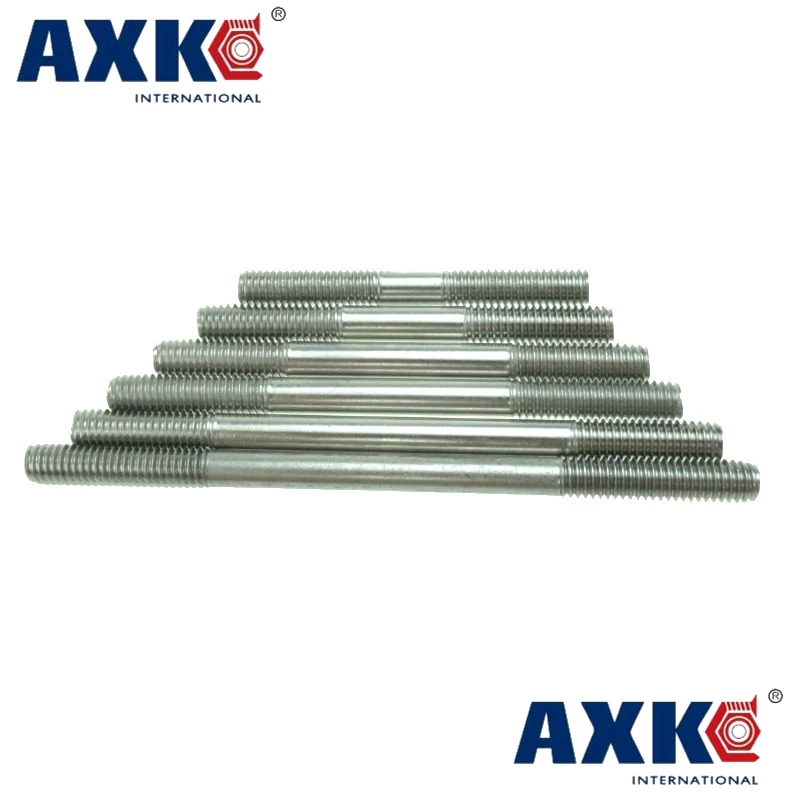 GB901 304 Stainless double end threaded bolt stud screws rod M6 M8 M10