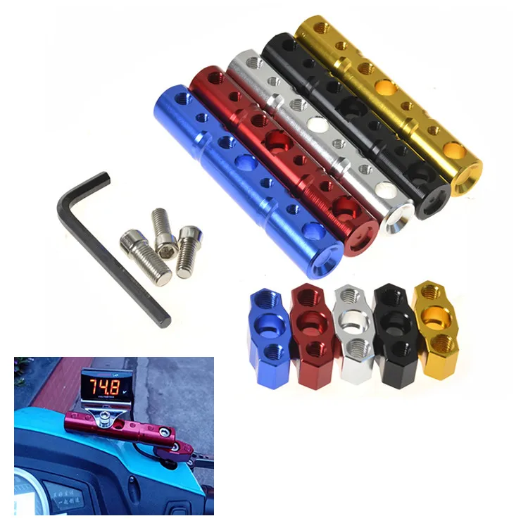 

For CB1000R CB600F CB600/CB900 CB1300SF CB750 CB400 Motorcycle Mirror Riser Extenders Spacers Extension Adapter Adaptor