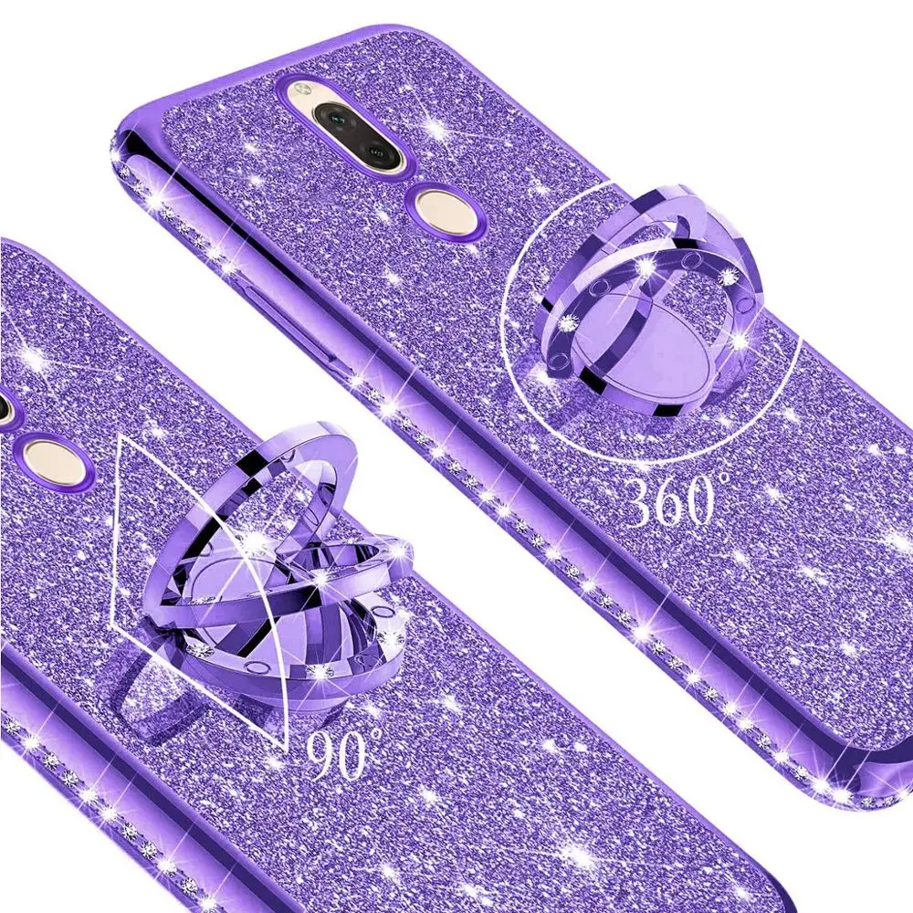 Алмазный чехол для OPPO RENO 2 Z 10x Zoom F11 F9 Pro A9 A5 2020 Realme X2 5 3 XT C2 C1 A1K с блестящим