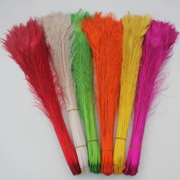 

Samba 50Pcs/Lot Natural Colored Peacock Feathers 70-80cm,Wholesale Sale Bulk Cheap Household DIY Wedding Decoration Crafts 15