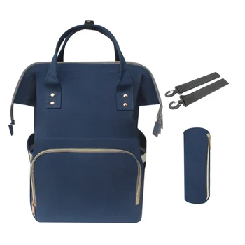 

3 Pcs Maternity Backpack Baby Nappy Bag Large Capacity Diaper Bag Waterproof Travel Backpack Newborn Nursing Rucksack with USB