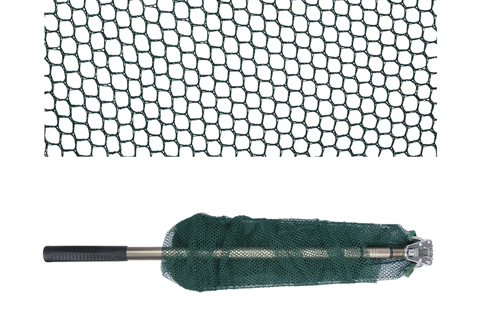 Rede de Aterragem de Pesca Rede de Alta Rede de Pesca Goture Triangular Resistência Brail Telescópica Dobrável Equipamento 185cm 40x40cm pe Mão 14 Esporte e Lazer