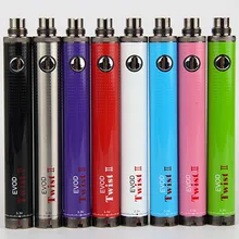 eVod Twist II Battery E Cigarettes 1600mAh 3 3 4 8V Variable Voltage Evod Battery 2