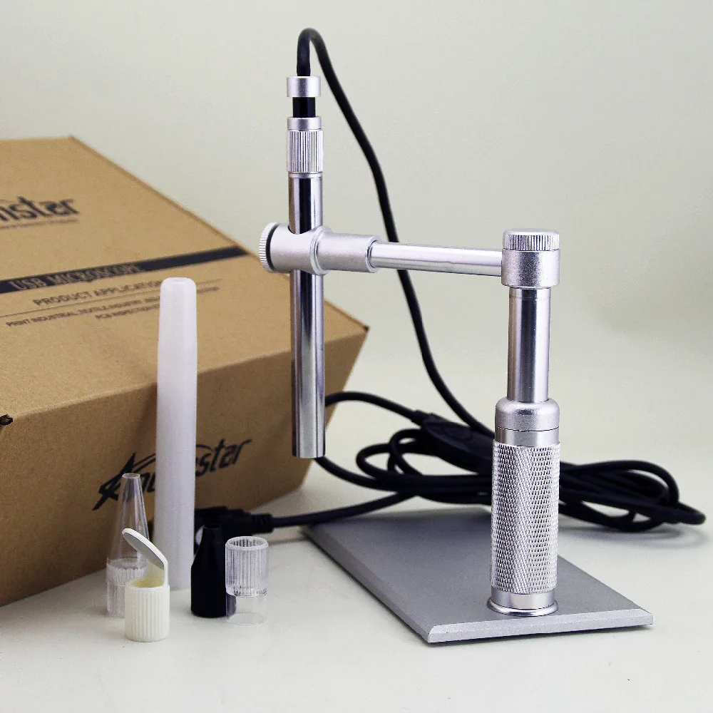 2MP USB Andonstar Digital Microscope 500x 8 LED usb Microscope Video Camera Stand Electron Microscopy usb magnifier WIFI Module