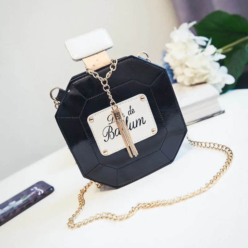 2017 new styling bag perfume bottle handbags fashion chain shoulder