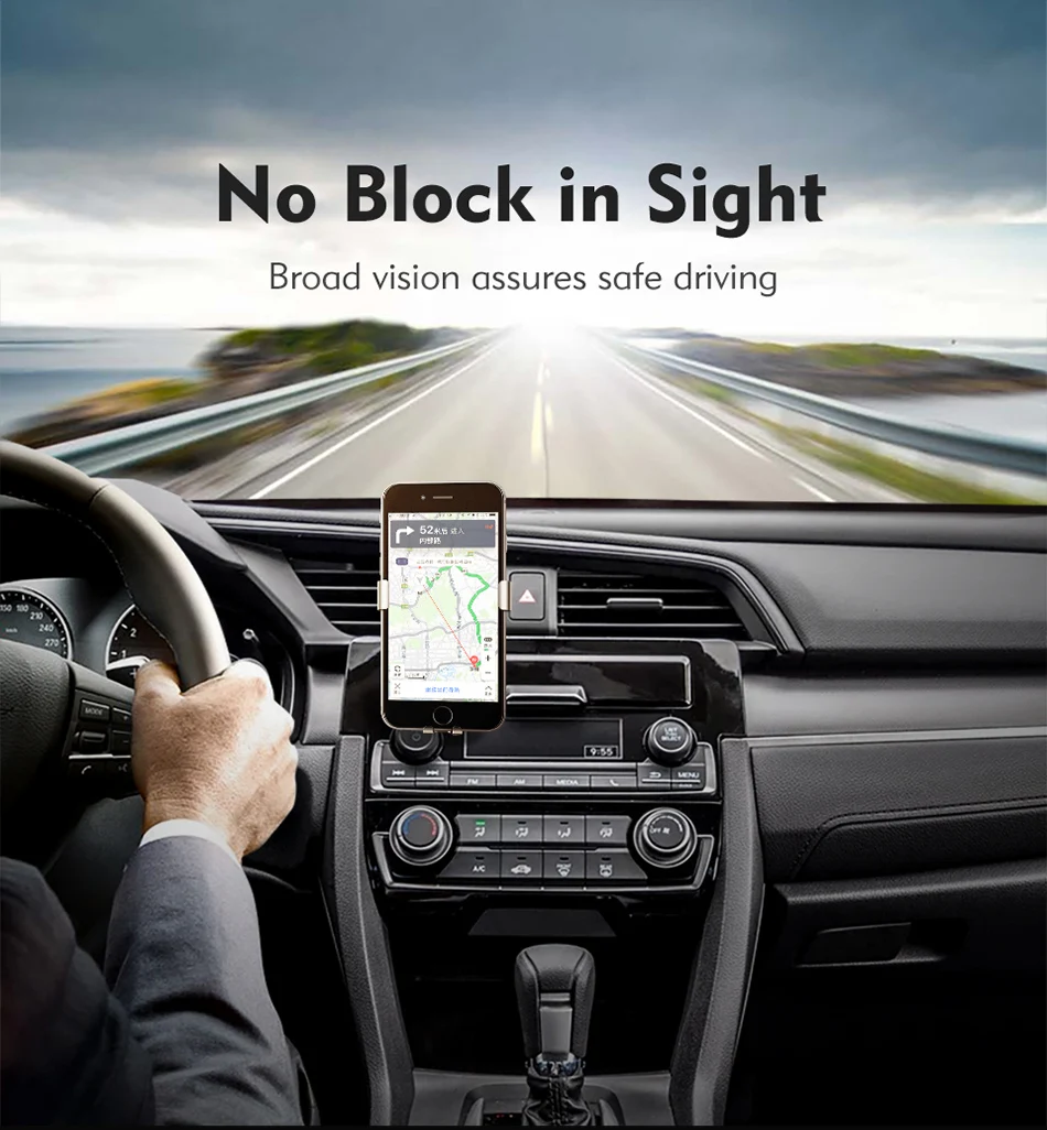 Benks Gravity Car Phone Holder Stand Air Vent Mount Stand For Huawei P20 iphone X 8 7 Samsung S9 GPS Mobile Auto Support Bracket (5)