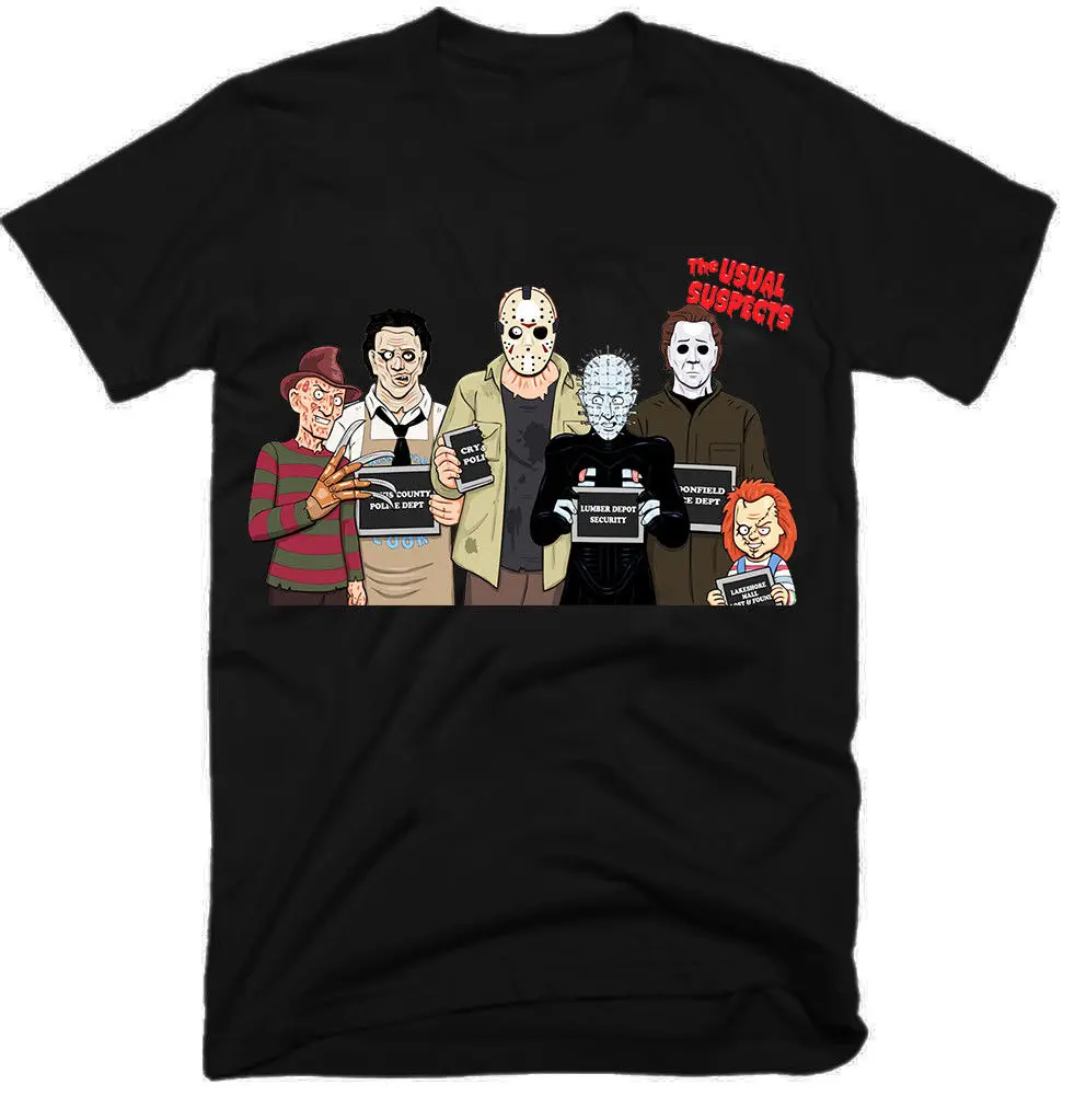 Horror Movie Merchandise Wholesale : Scream Movie T-shirt Man Casual ...