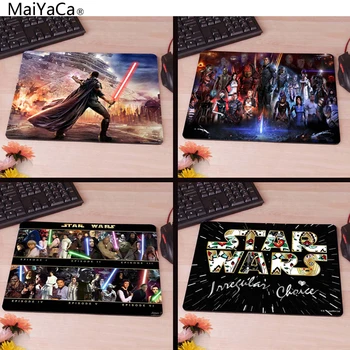 

MaiYaCa Wallpapers Star Wars Computer Mouse Pad Mousepads Decorate Your Desk Non-Skid Rubber Pad No Overlock Edge
