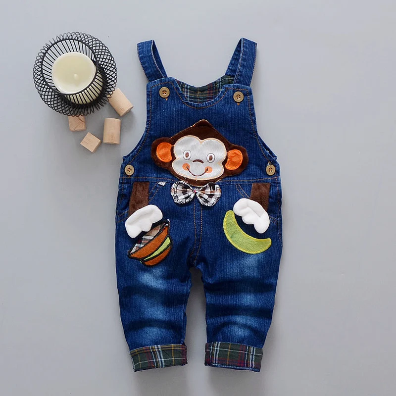  IENENS Baby Boy's Denim Overalls Dungarees Toddler Infant Long Pants Kids Boy Jeans Jumpsuit Clothe