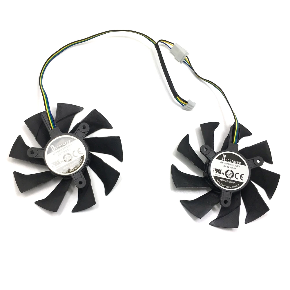 Вентилятор охлаждения для ПК GFY09010E12SPA ZOTAC GTX1060 6 ГБ GTX 1060 3 графической