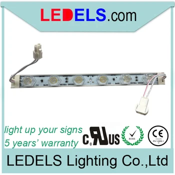 

100pcs/lot CE ROHS,24v 7.2w 6leds Nichia double sided lightbox led bar