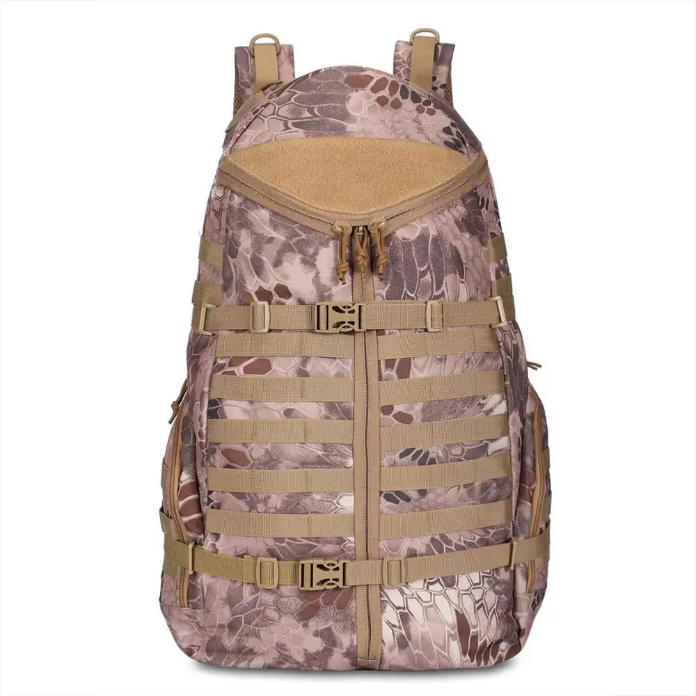 Подарок! 65L большой вместительный спортивный тактический рюкзак для отдыха, походов, кемпинга, рюкзак для улицы, военный рюкзак для путешествий, тактическая сумка - Цвет: HLD