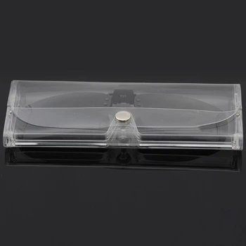 

Eyewear Sunglasses Case Glasses Box Durable Transparent Clip On Glasses Box Protector Eyewear Accessories Latest Style