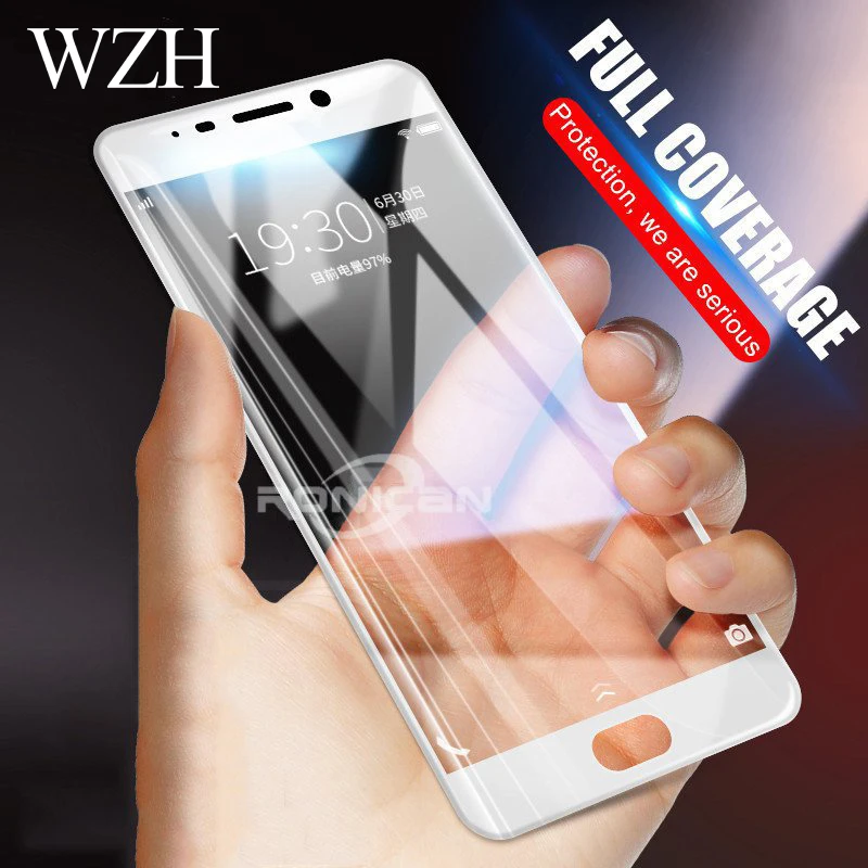 3D полное покрытие закаленное стекло для MEIZU M5S M5 Note M5C MX6 M6 M3 M3E Защитная пленка