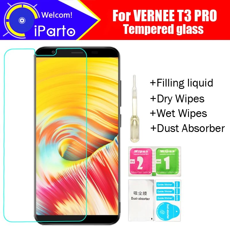 Закаленное стекло VERNEE T3 PRO 100% оригинал 9H 2.5D защитная пленка для экрана телефона