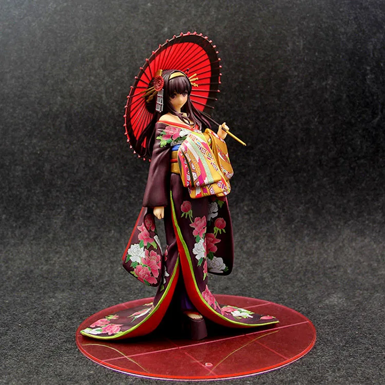 210 мм фигурка японского аниме Kasumigaoka Utaha saenai heroine no sodatekata кимоно ver фигурка Коллекционная модель игрушки
