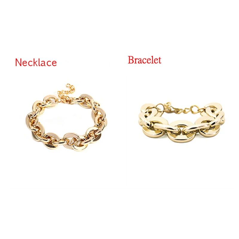 

1Pcs Women Stainless Steel Necklace Round Chain Pendant Chain Punk Unisex Club Party