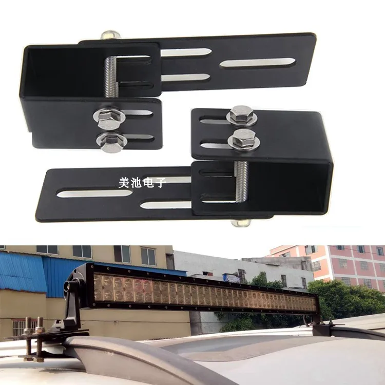 

TNOOG Holder License Front License Plate Bracket Plate Mounting Front Bull Bar Bumper Guard for Off Road Lights LED Work Lamps