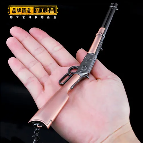 

Game Playerunknown's Battlegrounds WIN 94 3D Keychain PUBG KeyringToy gun accessories