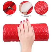 Nail Art Ручная подставка для маникюрный спонж держатель подушки мягкая подставка для рук дизайн ногтей стол для маникюра 4 цвета держатель лака для ногтей