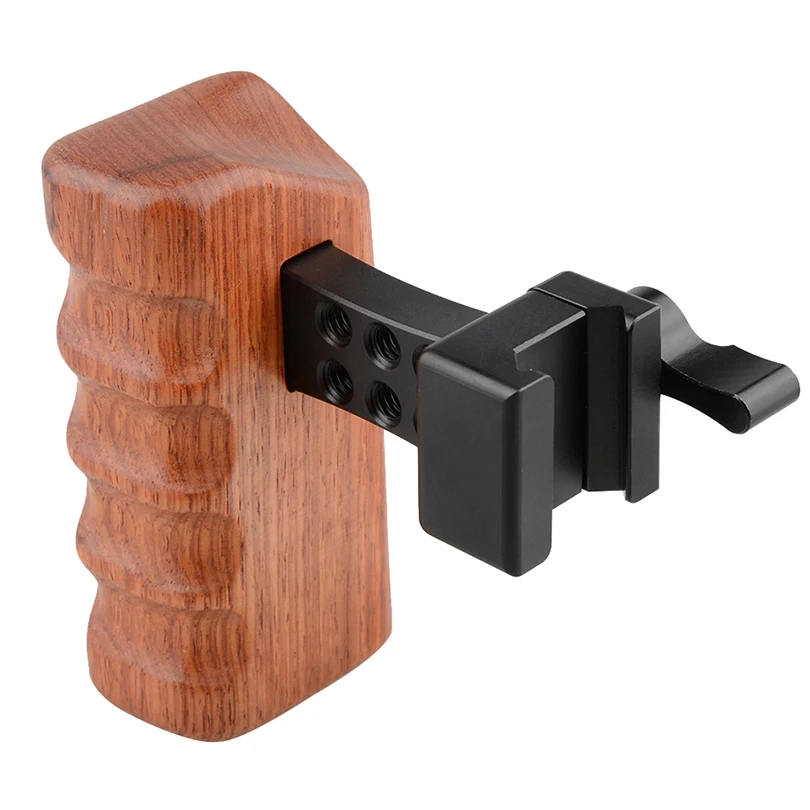 CAMVATE DSLR Wooden Camera Handle Stabilizer DSLR Grip (Right Hand) For