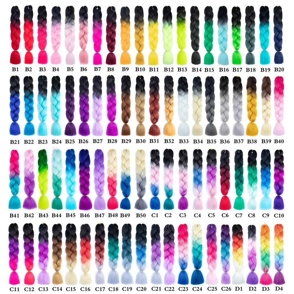 Lady-Women-Motorcycle-Bike-Helmet-Braids-3-Styles-11-Gradient-Colors-24-Twist-Sucker-Dual-Pigtail (5)