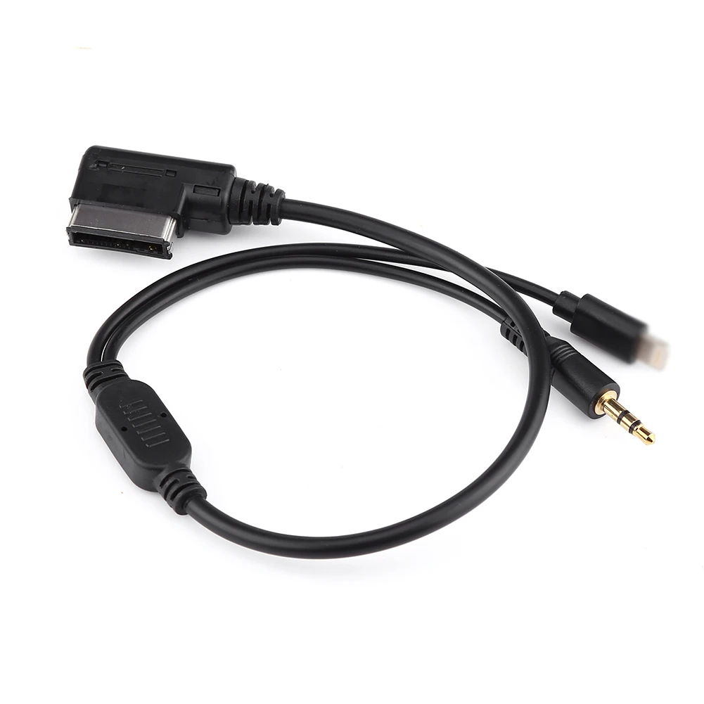 SOONHUA Car Cable AMI MDI MMI 3.5mm MP3 Auxiliary Adapter Cables For iPod iPhone 5 6 For Audi A3 A8 Q5 For VW