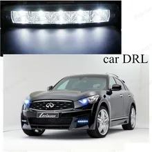 Горячее предложение! Распродажа! 2 шт.(1 пара) светодиодный Водонепроницаемый белый светильник 12V 5 светодиодный s наивысшей мощности автоматический запуск светильник