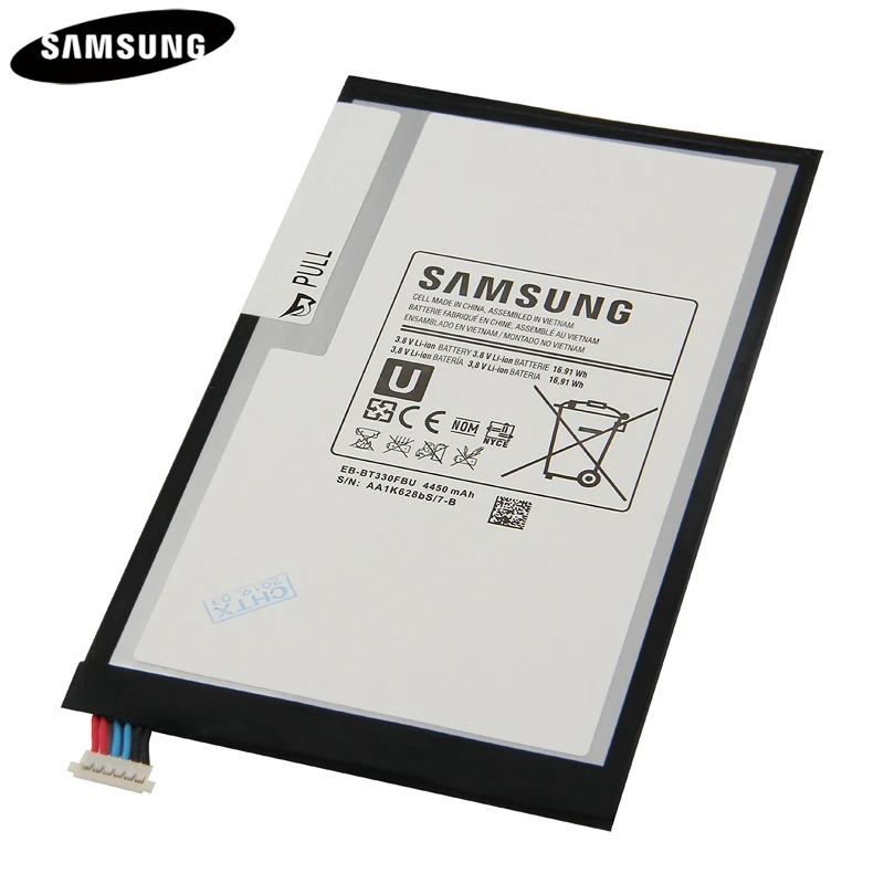 Планшет Батарея EB-BT330FBU EB-BT330FBE EB-BT330FBC для samsung GALAXY Tab4 SM-T330 T331 подлинные батареи 4450 мАч