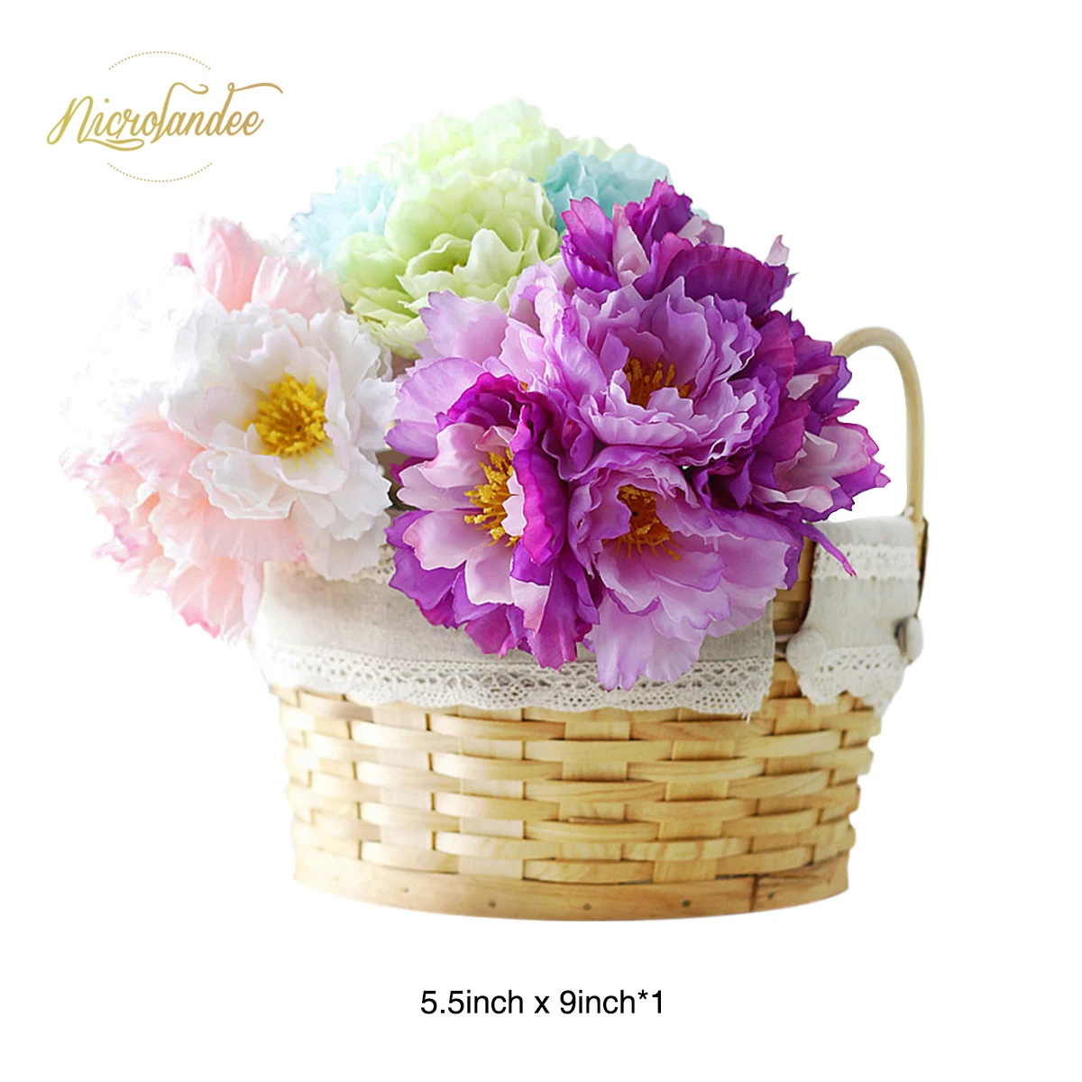 

NICROLANDEE 7pcs/set Rosemary Bouquet Artificial Flower Valentine's Day Wedding Birthday New Decoration Home Party DIY