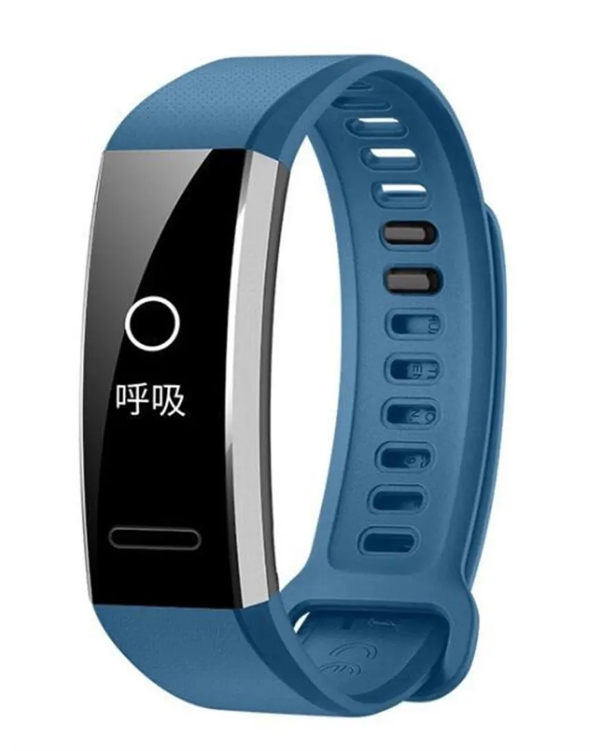 Силиконовый ремешок Hero Iand для huawei Band 2 Pro B19 B29, ремешок для браслета, ТПУ, браслет для Honor Band 2 Band 2 Pro, ремешок для часов - Цвет: Blue