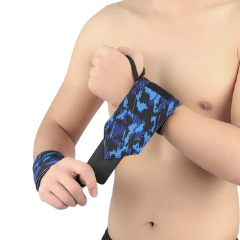 

1PCS Wrist Support Gym Weightlifting Training Weight Lifting Gloves Bar Grip Barbell Straps Wraps Hand Protection