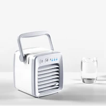 Мини-Кондиционер комнатный usb Портативный тихий воздушный вентилятор Студенческая кровать три уровня 0.35л 5 в 7 лопастей фильтр очистки