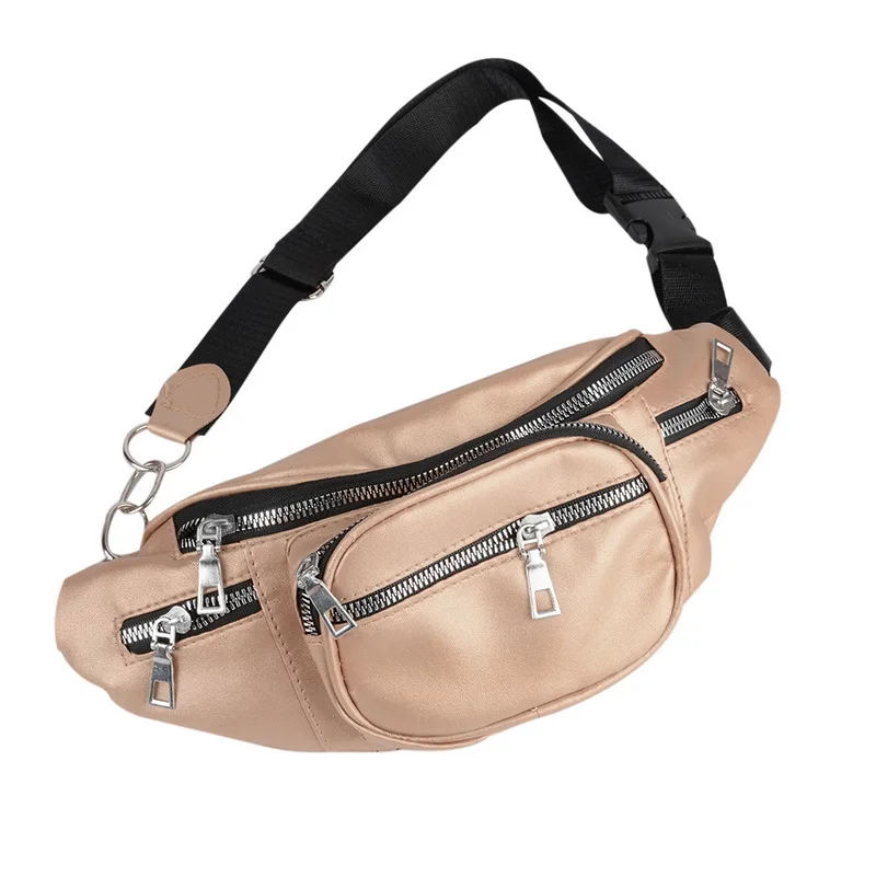 Oeak New Women Waist Bag Multifunction Women Waist Fashion Leather Phone Bags Small Belt Bag Cool Packs Women