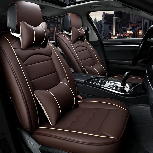 Buy Universal Car Seat Covers PU Leather Material Car
