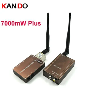 7W + передача изображения беспроводной приемопередатчик 1,3G Видео Аудио передатчик приемник 1300mhz FPV передатчик 1,3G беспилотный передатчик - изображение