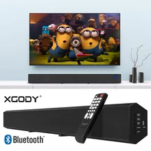 XGODY 1011A Bluetooth Звуковая Панель для дома Theather для iPhone Android телефон мощный бас сабвуфер беспроводной динамик Aux-In RCA