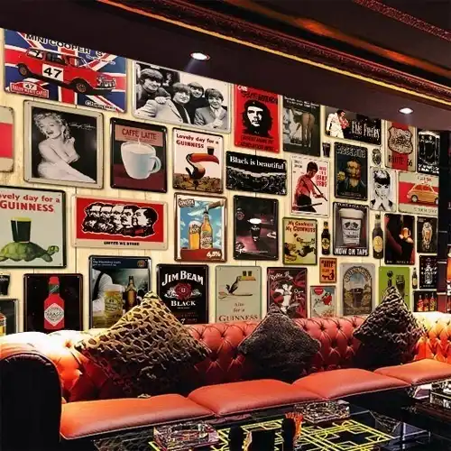 Vip Lounge Exclusive Club Funny Tin Sign Bar Cafe Garage Wall