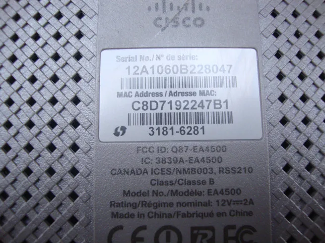 Cisco Linksys EA4500 N900 Wi-Fi Беспроводной двухдиапазонный гигабитный маршрутизатор с USB портом используется