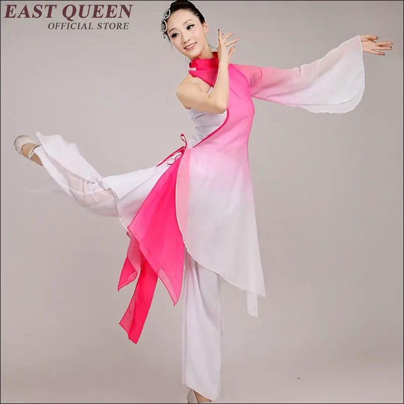 Traditional chinese folk dance costumes clothing Women's Ancient
